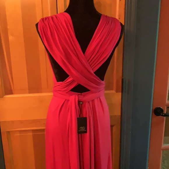 NWT Tart fuschia maxi halter dress - Picture 11 of 12